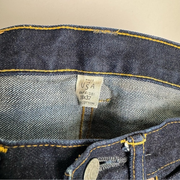 RRL Double RL Ralph Lauren Japenese Selvedge Denim USA Made Button Fly 28 X 32 - Picture 4 of 11